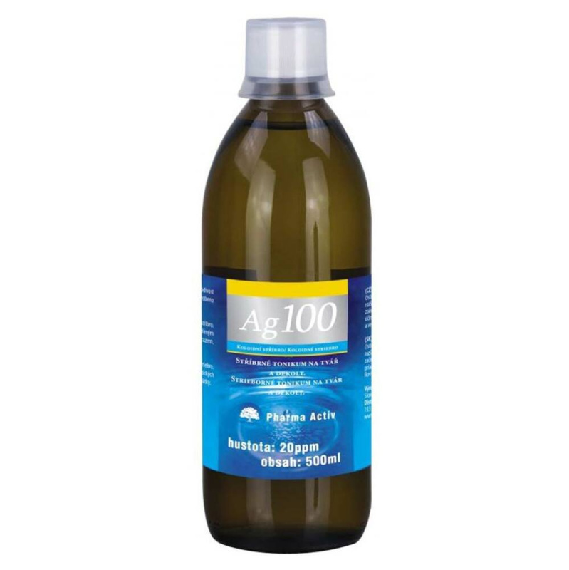 Pharma Activ Koloidní stříbro 20ppm čisticí tonikum 500 ml