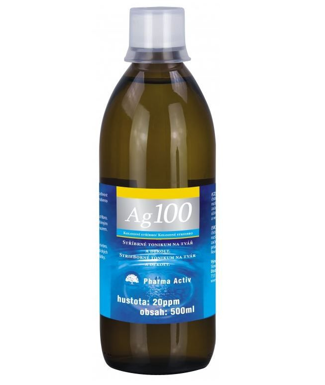 Pharma Activ Koloidní stříbro 20ppm čisticí tonikum 500 ml