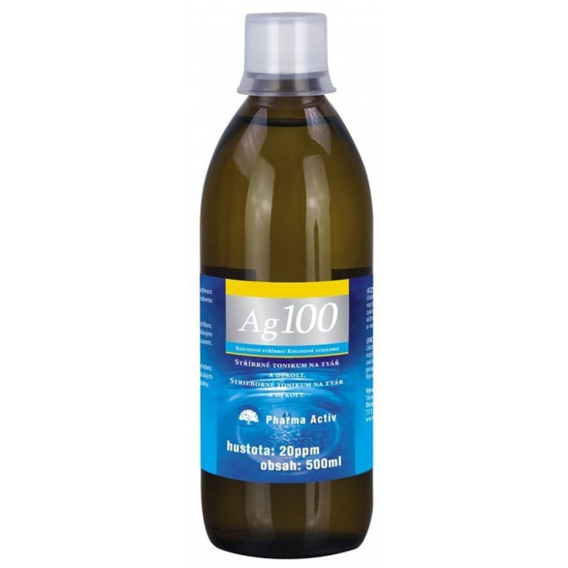 Pharma Activ Koloidní stříbro 20ppm čisticí tonikum 500 ml