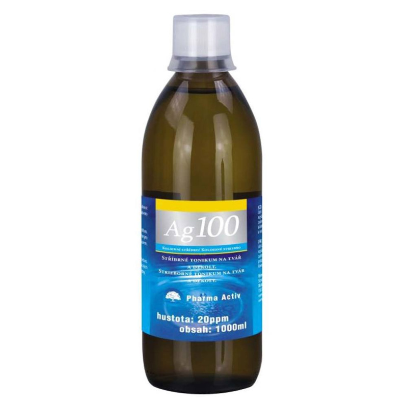 Pharma Activ Koloidní stříbro 20ppm čisticí tonikum 1000 ml
