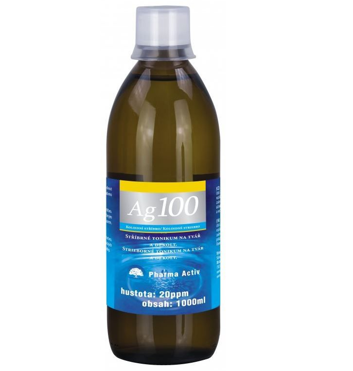 Pharma Activ Koloidní stříbro 20ppm čisticí tonikum 1000 ml
