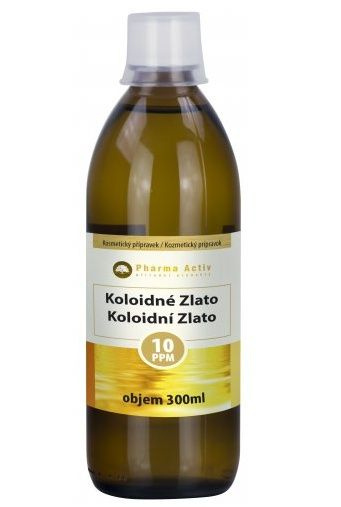 PHARMA ACTIV Koloidní zlato 10ppm 300 ml