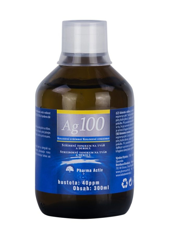 Pharma Activ Koloidní stříbro 40ppm čisticí tonikum 300 ml