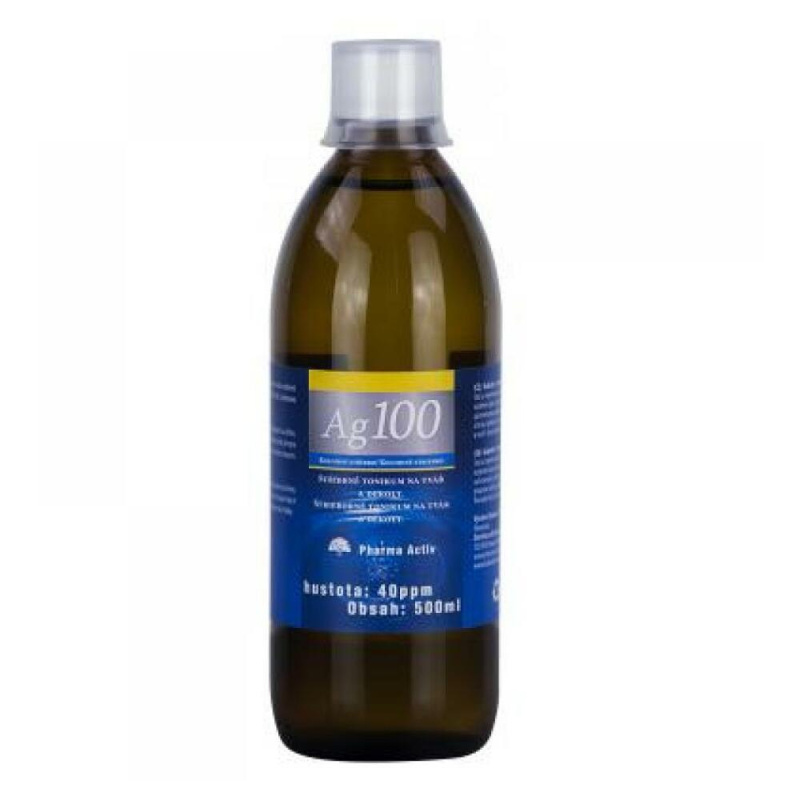 Pharma Activ Koloidní stříbro 40ppm čisticí tonikum 500 ml