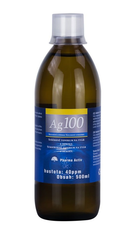Pharma Activ Koloidní stříbro 40ppm čisticí tonikum 500 ml