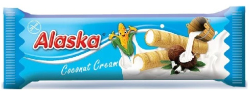 Alaska kukuřičné trubičky kokosové 18g