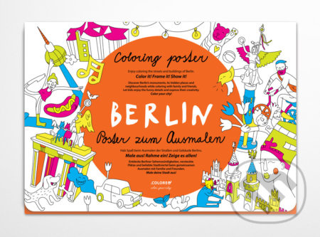 Berlin - kniha z kategorie Omalovánky, vystřihovánky, papír