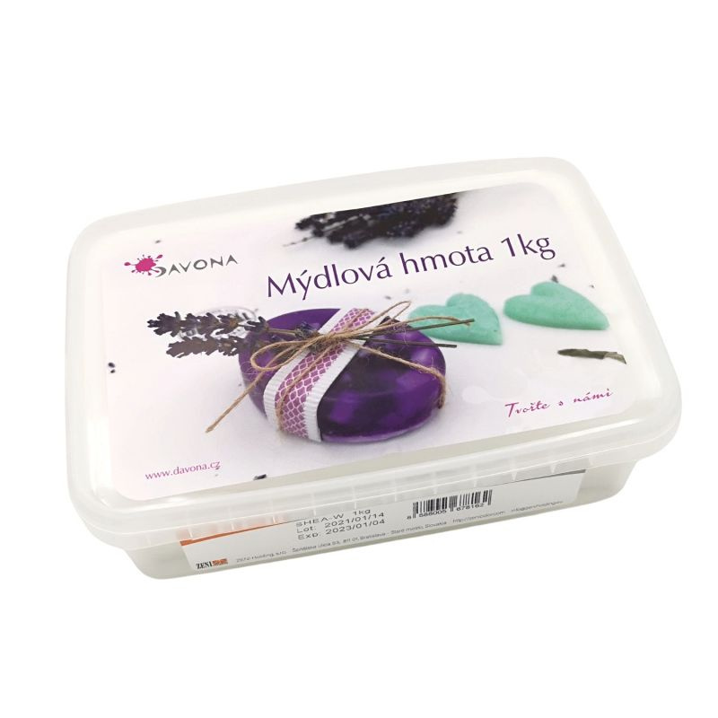 Mýdlová hmota bílá s bambuckým máslem 1kg