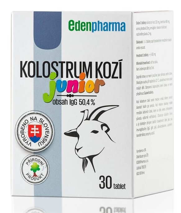 EDENPHARMA Kolostrum kozí junior 30 tablet