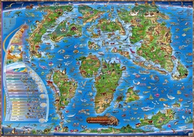 Dinosauři a prehistorický svět (mapa)