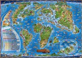 Dinosauři a prehistorický svět (mapa)