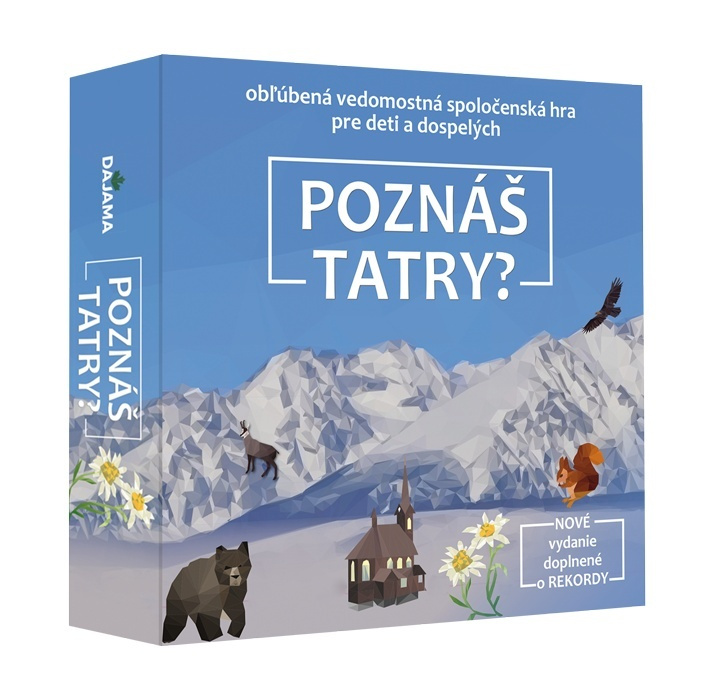 Poznáš Tatry? (spoločenská hra) - Daniel Kollár, Daniela Kollárová, Juraj Kucharík - hra z kategorie Vzdělávací hry