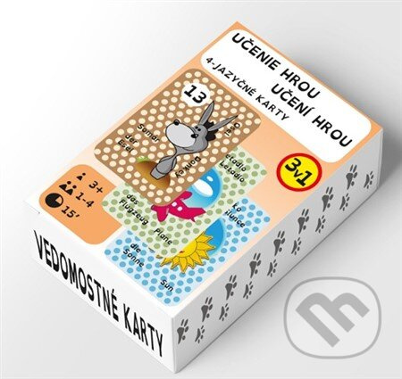 Učenie hrou 4-jazyčné karty 3v1 / Učení hrou (Vedomostné karty) - hra z kategorie Karty, pexeso