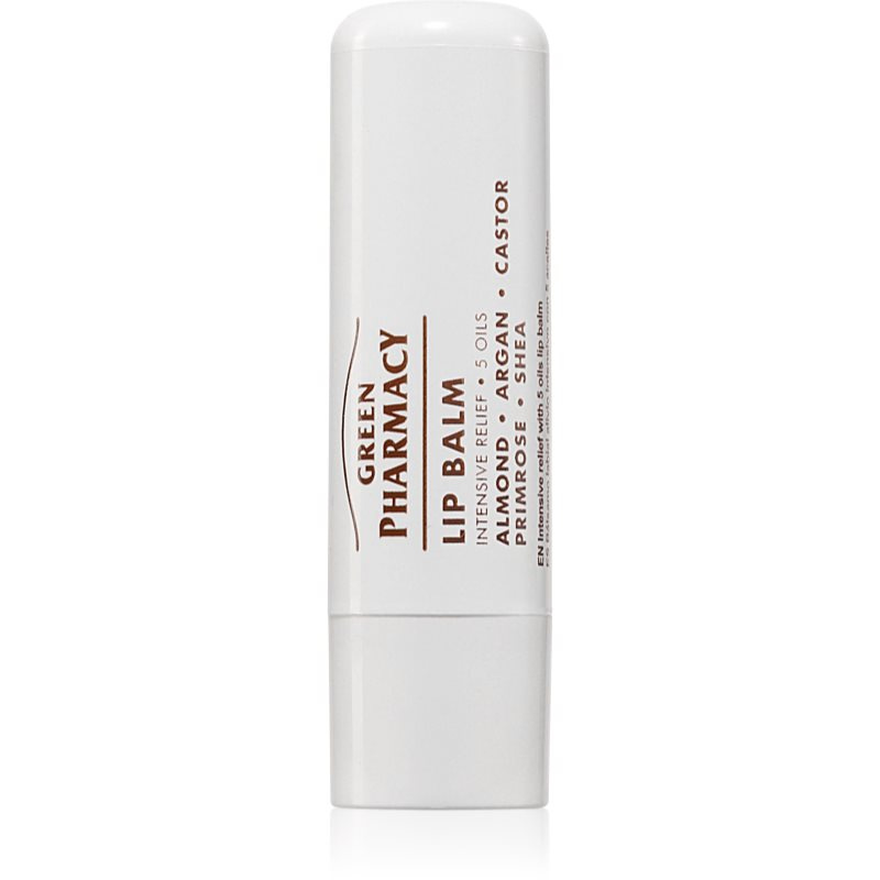 Green Pharmacy Mix of oils Lip Balm intenzivní hydratační balzám na rty SPF 10 bez silikonů, parabenů a barviv 3.6 g