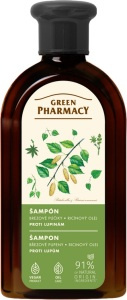Green Pharmacy šampon proti lupům s břízou a ricinovým olejem 350 ml