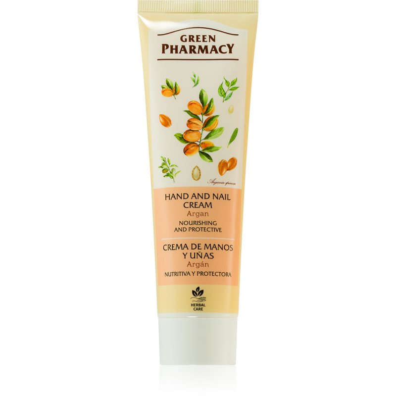 Green Pharmacy Argan Hand Cream vyživující krém na ruce a nehty 100 ml