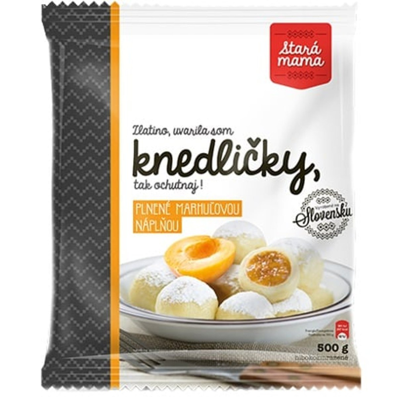 Stará mama Knedlíčky plněné meruňkovou náplní