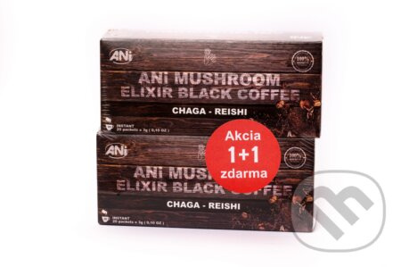 Chaga-Reishi Instantná káva 1+1 krabička