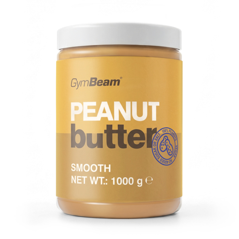 GymBeam Arašídové máslo 900 g - jemné