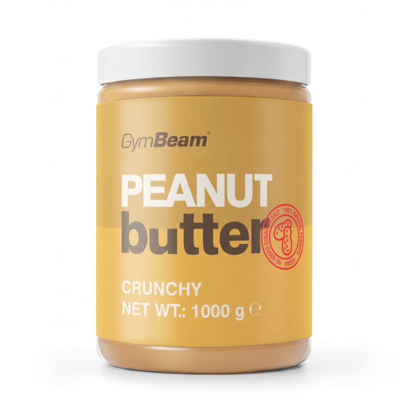 GymBeam Arašídové máslo 900 g - křupavé