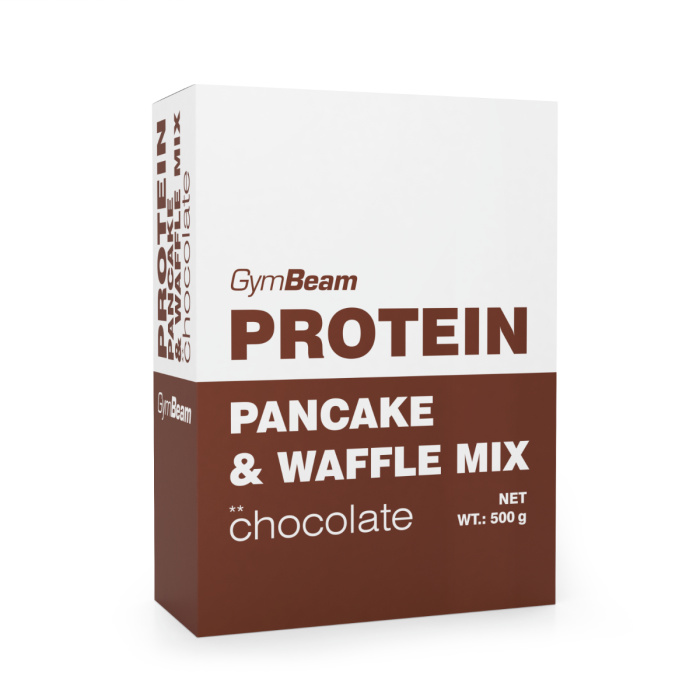 GYMBEAM Proteinové palačinky pancake & waffle mix čokoláda 500 g