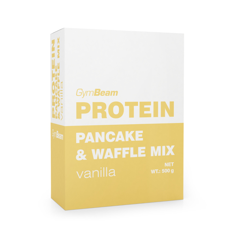 GYMBEAM Proteinové palačinky pancake & waffle mix vanilka 500 g