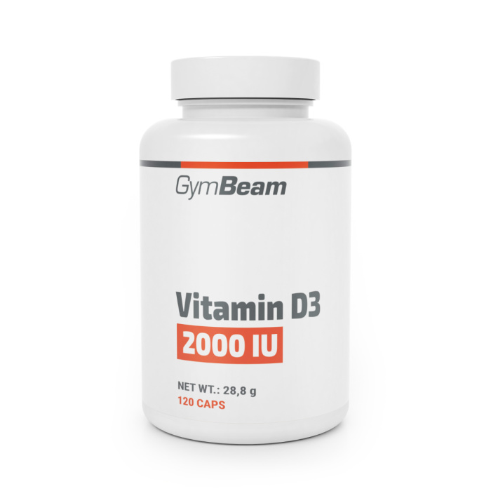 GymBeam Vitamín D3 2000 IU 120 kapslí