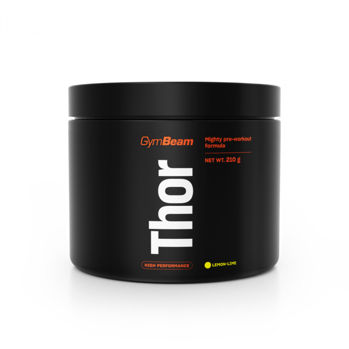 GymBeam Předtréninkový stimulant Thor 210 g - citron/limetka