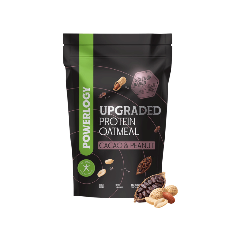 Powerlogy Upgraded protein oatmeal kakao a arašídy