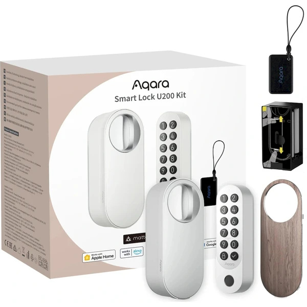 AQARA Smart Lock U200 Kit Revize 2025 AQARA-EL-D02DW-REV-1719 Bílá