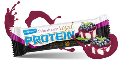 Proteinová tyčinka Max Sport - Créme de Cassis, 60g