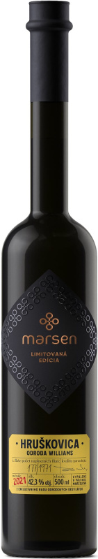 Marsen Hruškovice odrůda Williams 42,3% 0,5l
