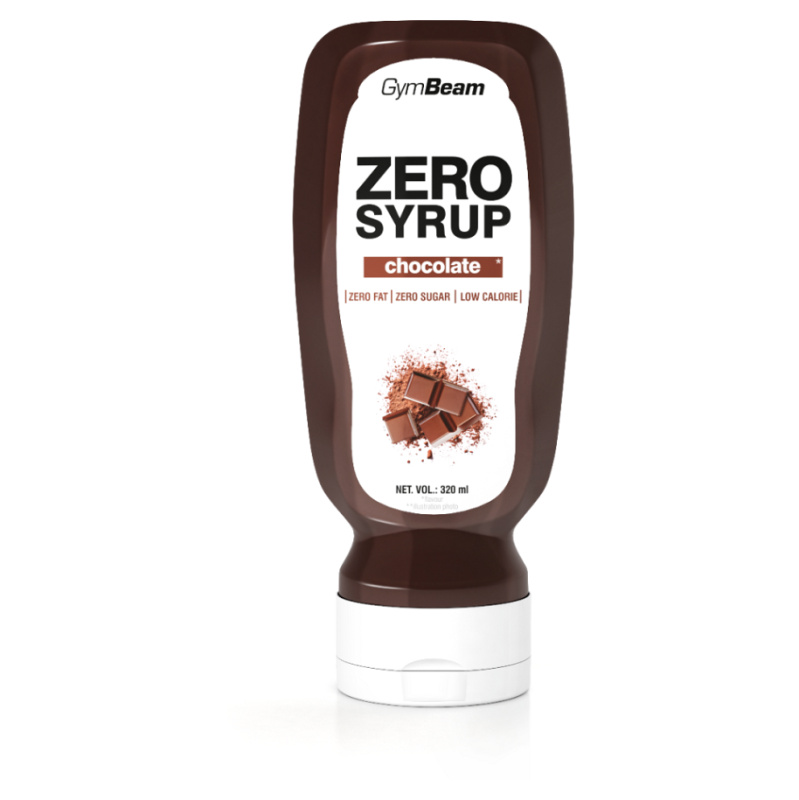 GymBeam Zero Syrup 320 ml - čokoláda