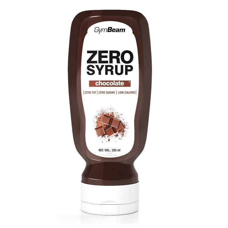 GymBeam Zero Syrup 320 ml - čokoláda