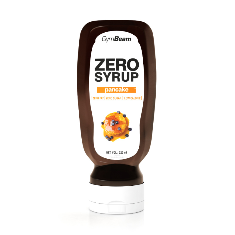 GymBeam Zero Syrup 320 ml - pancake (palačinky)