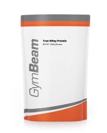 GymBeam True Whey, 2,5 kg Příchuť: jahoda stévie
