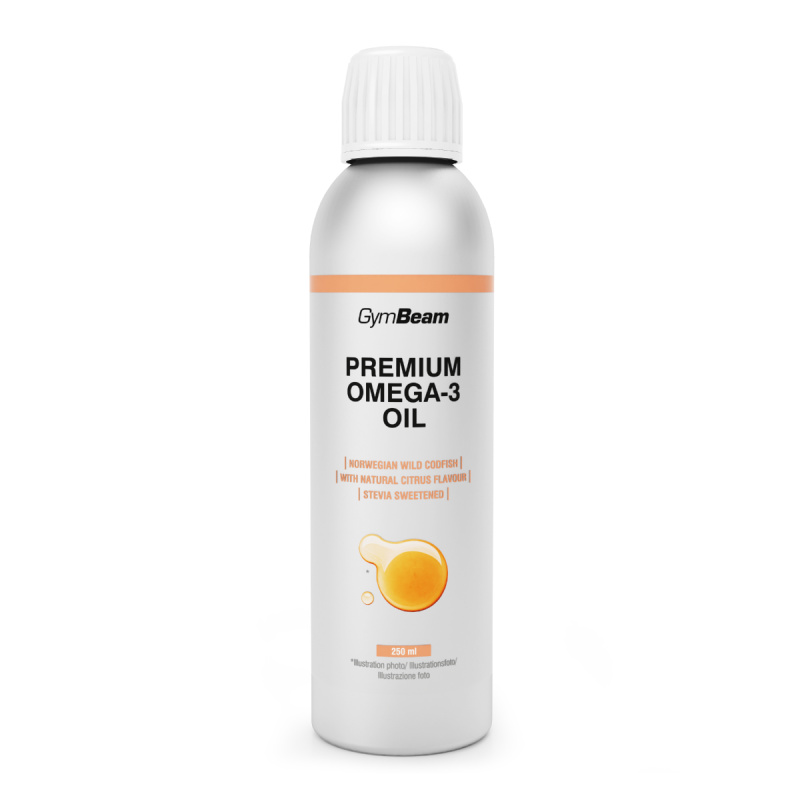 GymBeam Premium Omega 3, 250 ml