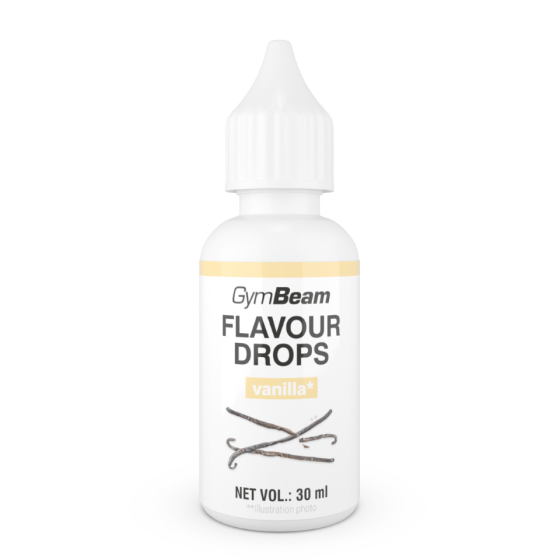 GymBeam Flavor Drops, 30 ml Příchuť: Vanilka