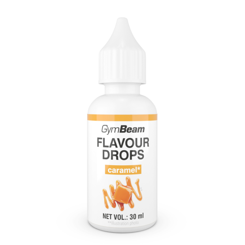 GymBeam Flavor Drops, 30 ml Příchuť: karamel
