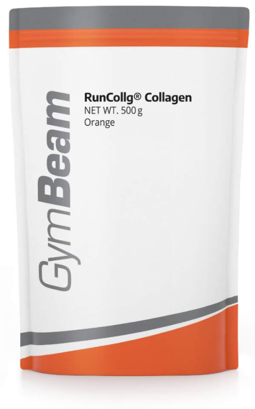 GymBeam Hydrolyzovaný kolagen RunCollg 500 g - pomeranč