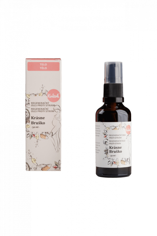 Kvitok Regenerační olej proti striím Krásné bříško (50 ml)