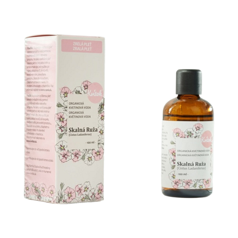 Kvitok Květová voda skalní růže BIO, 100 ml