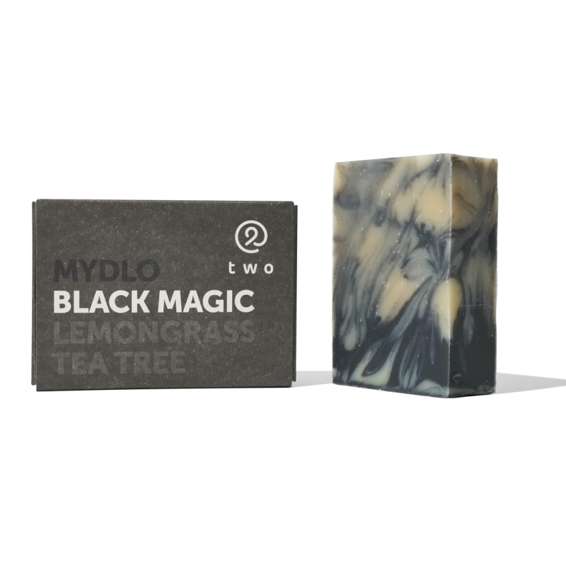 Twocosmetics Tuhé mýdlo  BLACK MAGIC, 100 g