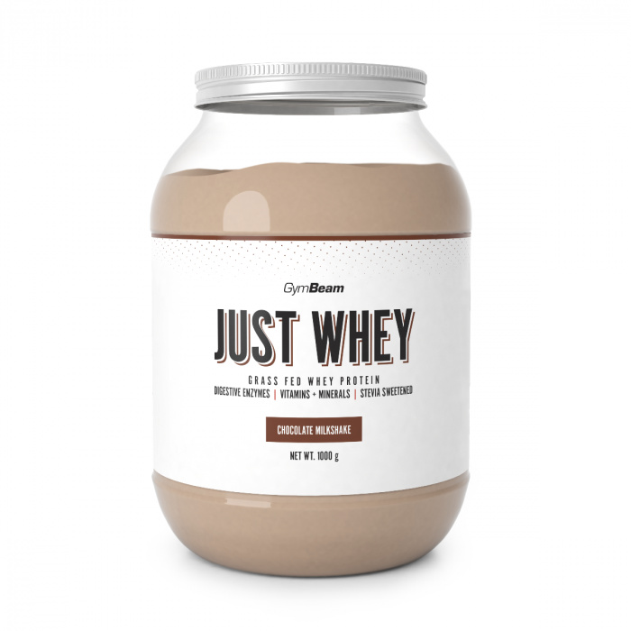 GymBeam Protein Just Whey 1000 g - čokoládový milkshake