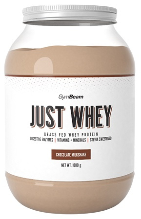 GymBeam Protein Just Whey 1000 g - čokoládový milkshake