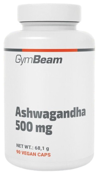 GymBeam Ashwagandha 500 mg - 90 kapslí