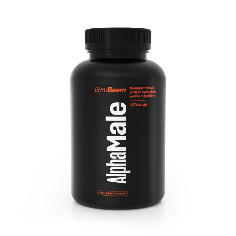 GymBeam AlphaMale TestoBooster 120 kapslí