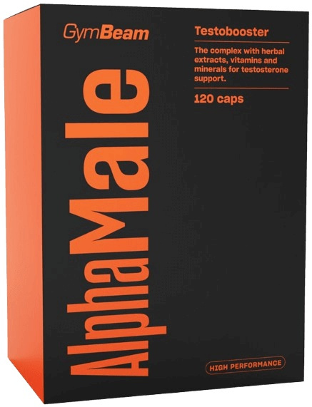 GymBeam AlphaMale TestoBooster 120 kapslí