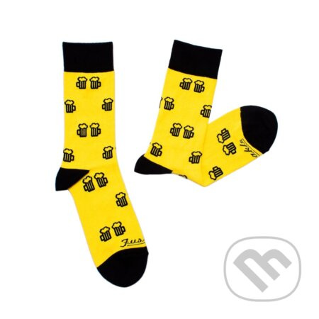 Ponožky Na zdraví žlté S (Unisex veľkosť S 35 - 38)