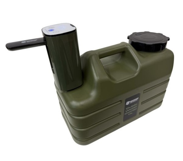 Holdcarp set automatická pumpa digital rechargeable tap + kanystr cubic water carrier 11 l